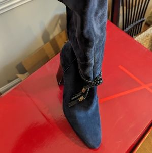 Navy Suede Aerosoles knee boot